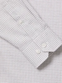 Chemise Habillée à Coupe Ajustée Micro Imprimé Carreauté