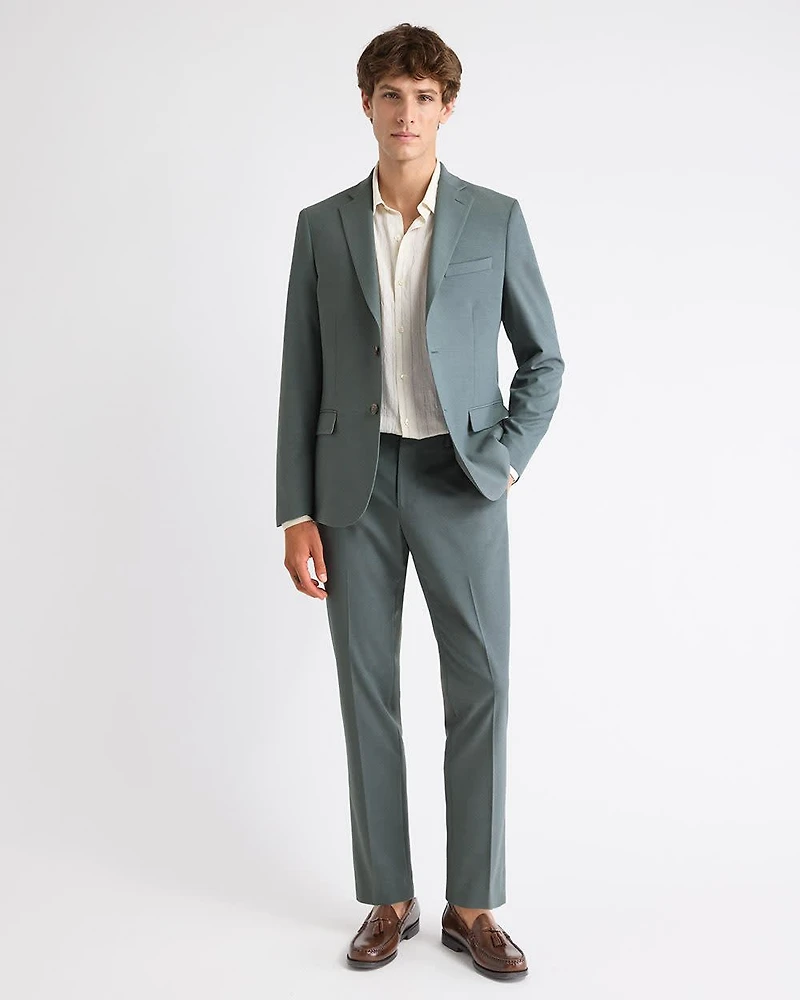 Slim-Fit Agave Suit Blazer