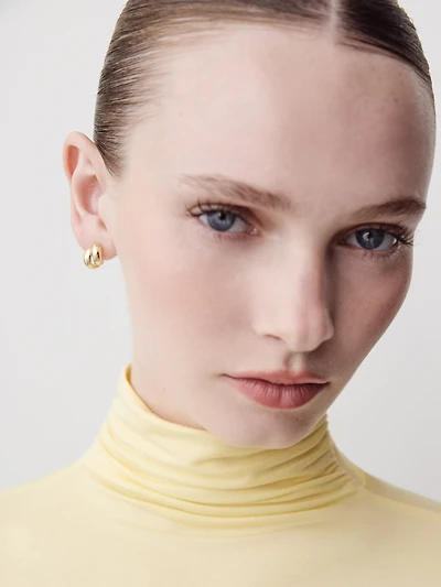 Silver and Golden Double Hoops - 2 Pairs