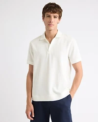 Short-Sleeve Ribbed Polo