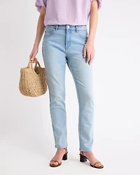 Slim-Leg High-Rise Jeans