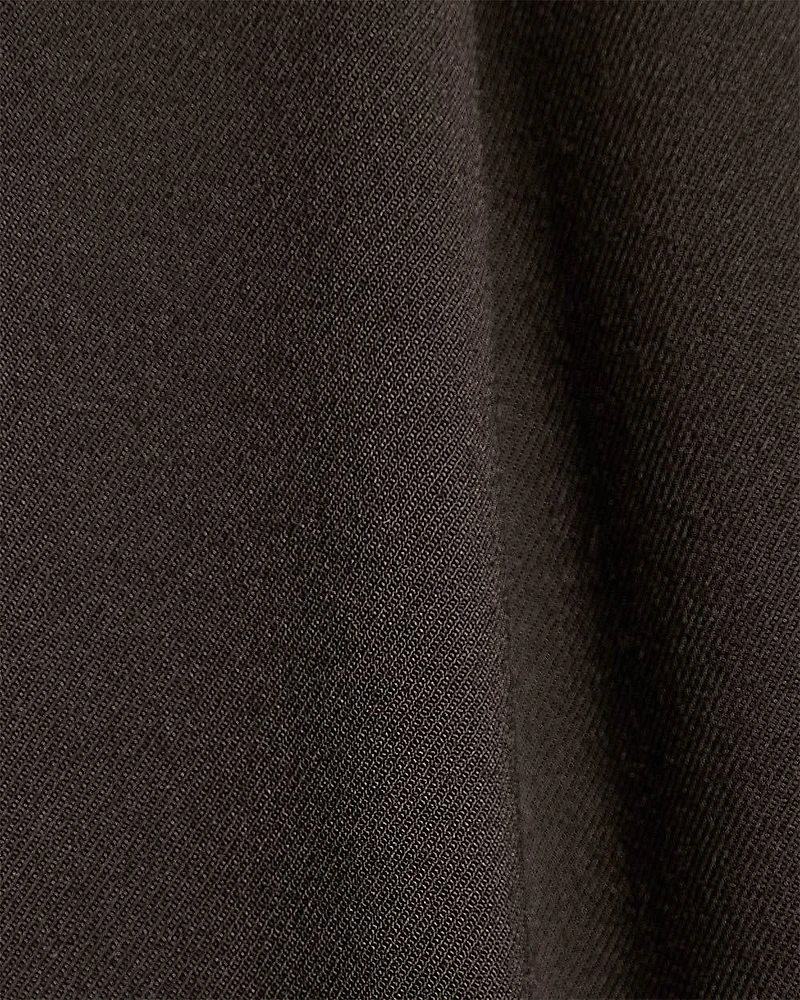 Pantalon à Taille Haute et Jambe Large