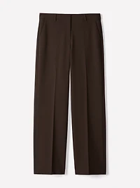 Mid-Rise Wide-Leg Heavy Twill Pant