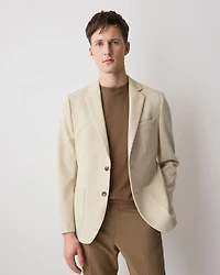 Veston en Tricot à Coupe Étroite