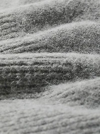 Pull à Manches Longues et Col Rond avec Fleurs