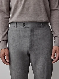 Slim-Leg Wool-Blend Pant