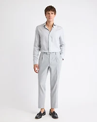 Tailored-Fit Heather Dress Shirt