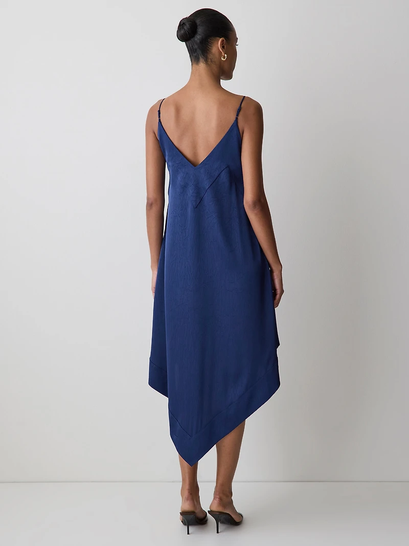 Sleeveless V-Neck Midi Dress
