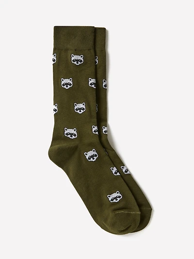 Raccoon Socks