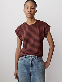 Extended-Sleeve Crew-Neck Tee
