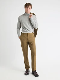 Pull à Col Roulé en Laine Mérinos