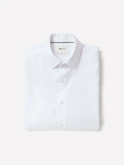 Chemise Habillée Coupe Ajustée Unie