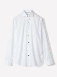 Chemise Tuxedo en Coton Supima (R) à Coupe Étroite Manchettes Françaises