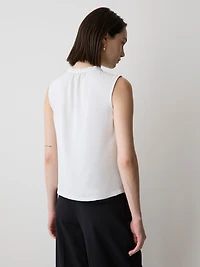 Blouse Boutonnée Sans Manches