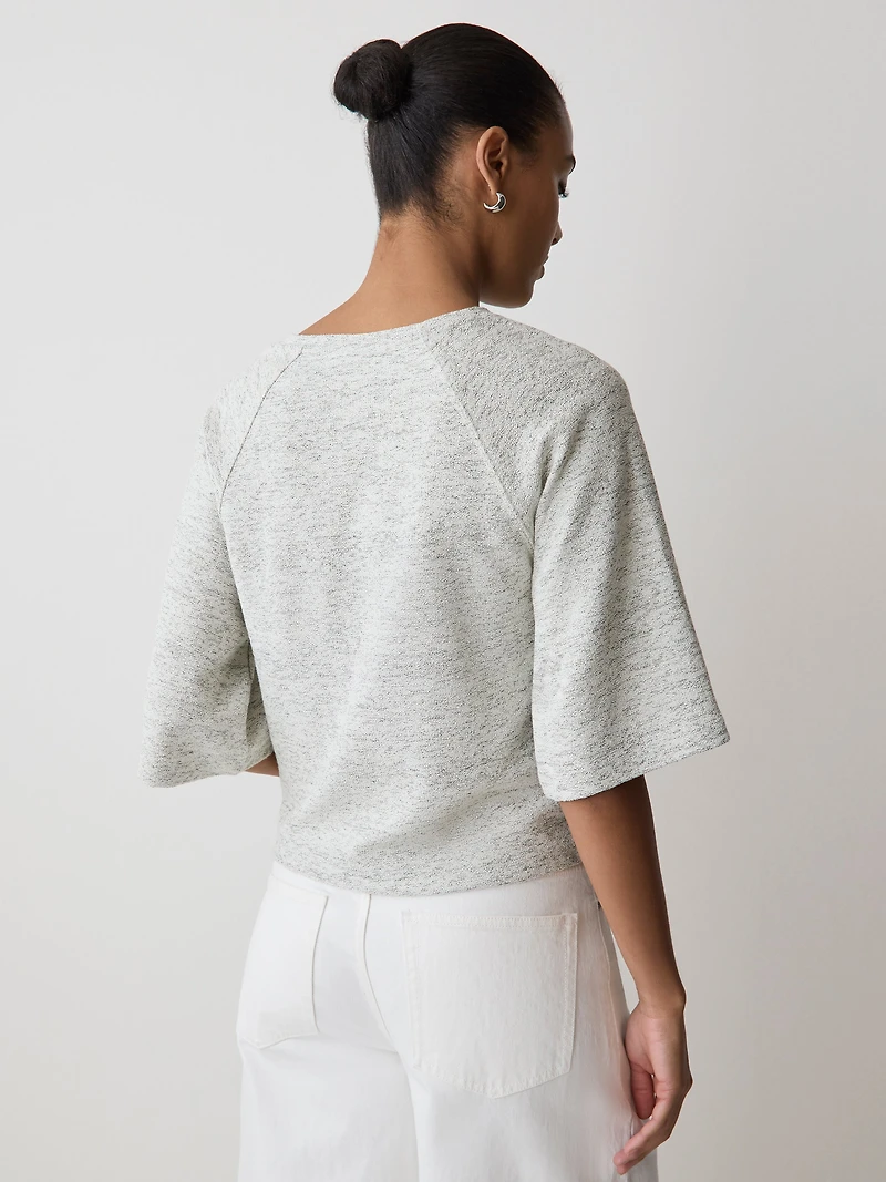 Haut à Manches Longues Raglan et Col Rond