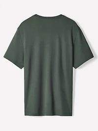 Solid Short-Sleeve Crew-Neck Tee