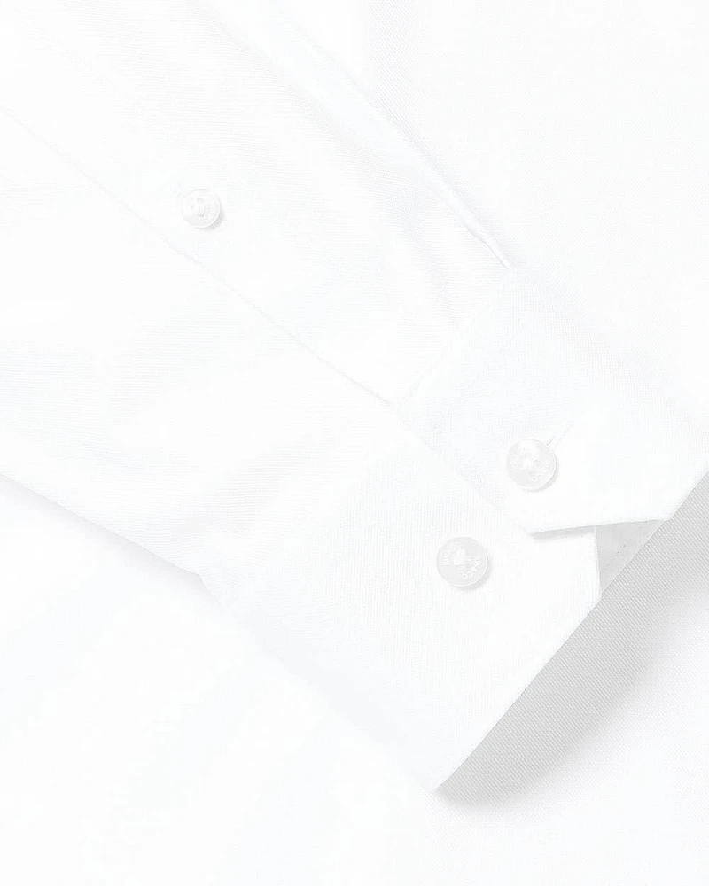 Chemise Habillée Style Tricot à Coupe Étroite