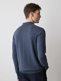 Pull Polo à Manches Longues
