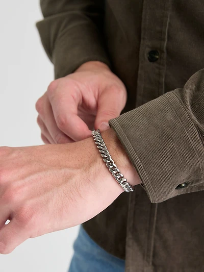 Bracelet Plat en Acier Inoxydable