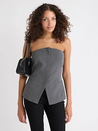 Blouse Bustier Sans Manches