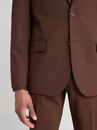 Veston de Complet en Laine à Coupe Étroite