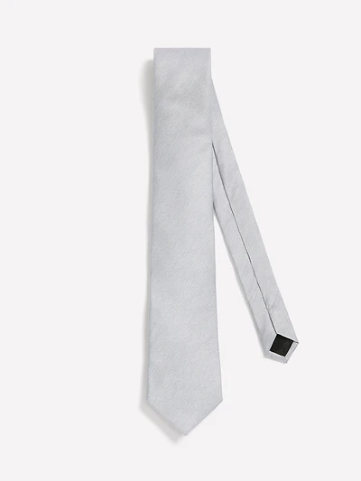 Solid Regular Textured Tie