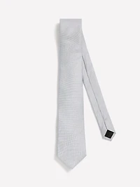 Solid Regular Textured Tie