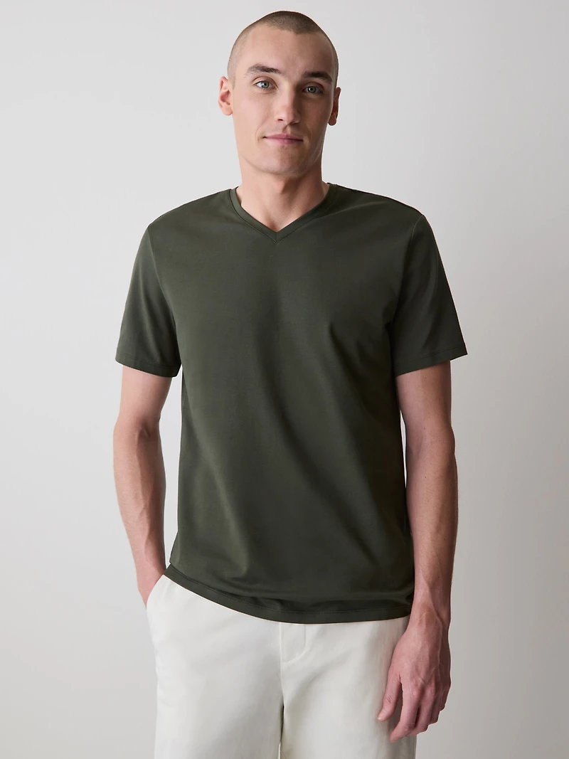 Supima (R) Cotton V-Neck T-Shirt