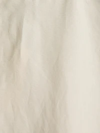 Pantalon en Sergé à Jambe Ballon et Taille Haute