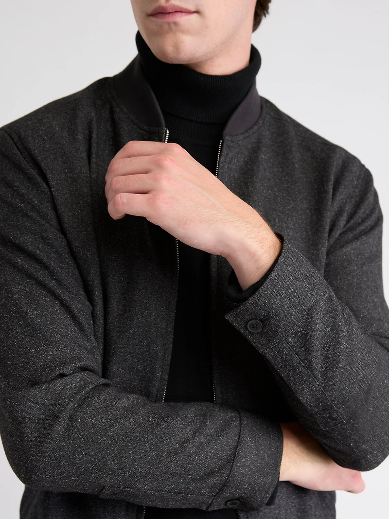 Veste Aviateur en Tweed