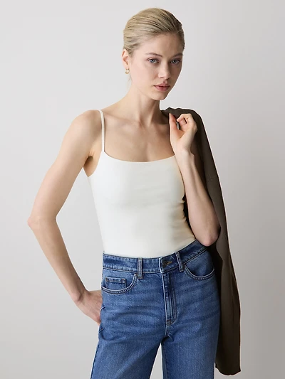 Scoop-Neck Bodycon Cami
