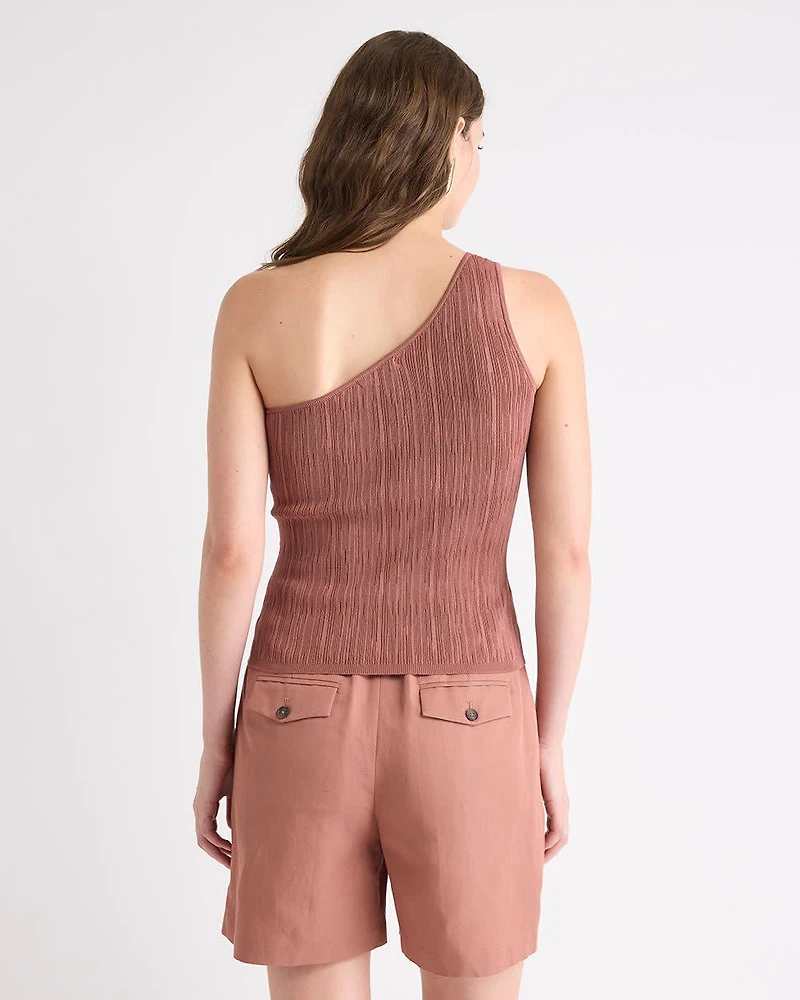 One-Shoulder Bodycon Tank