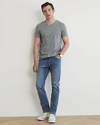 T-shirt à Encolure V en Coton Supima (R)