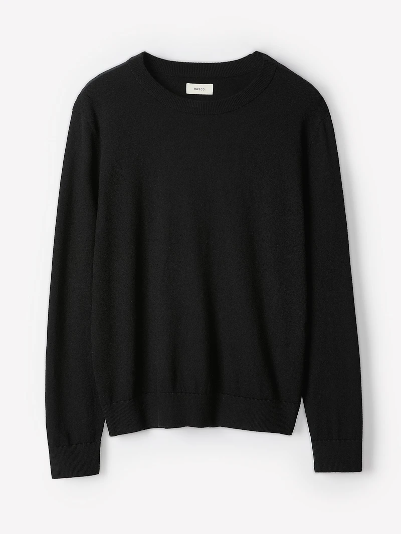 Long-Sleeve Crew-Neck Sweater