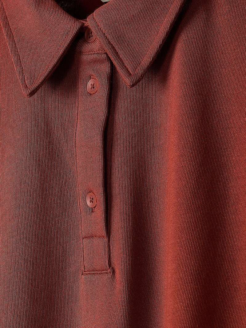 Robe Polo à Manches Courtes