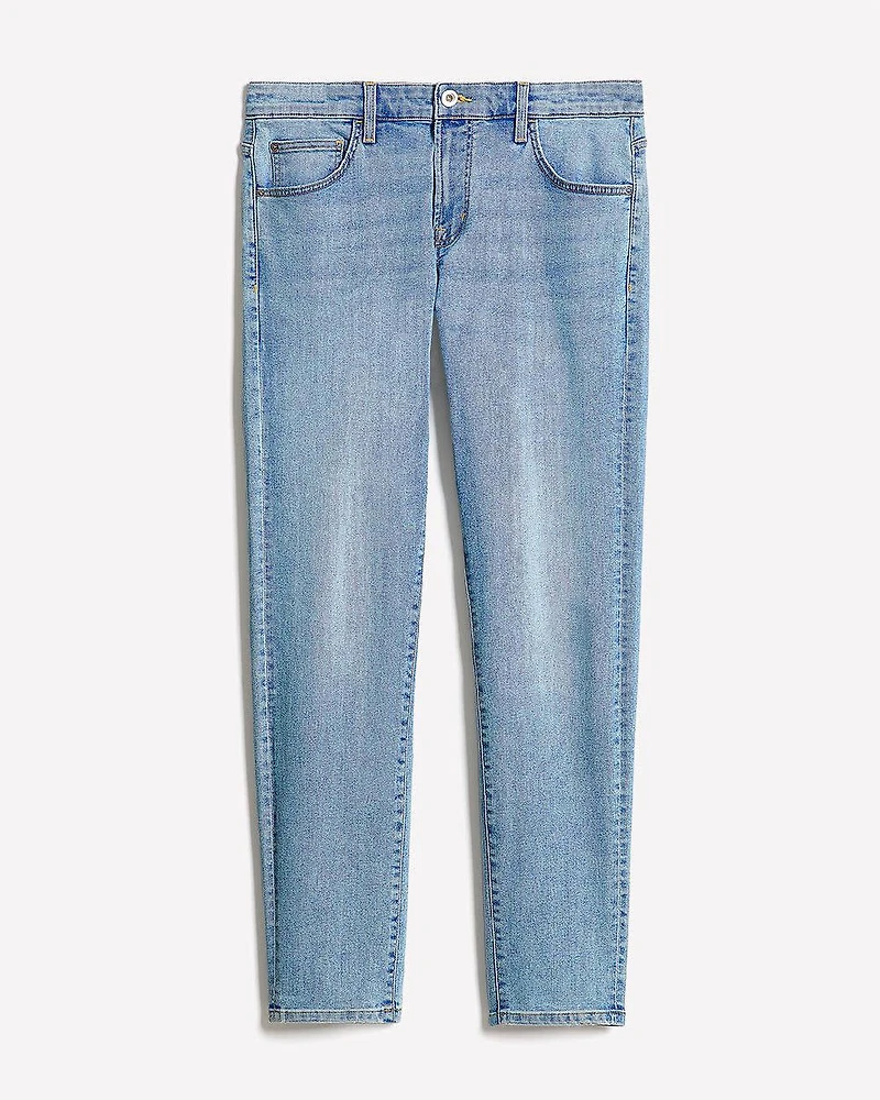 Jeans Pâle à Coupe Étroite