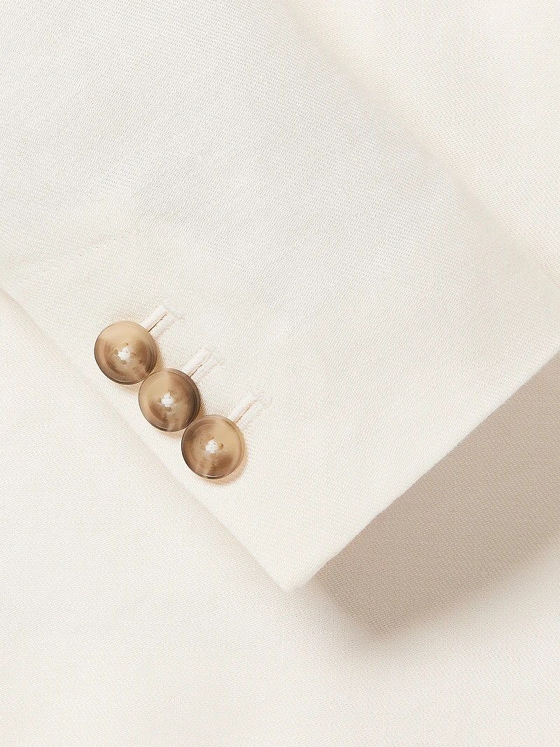 Linen-Blend Blazer