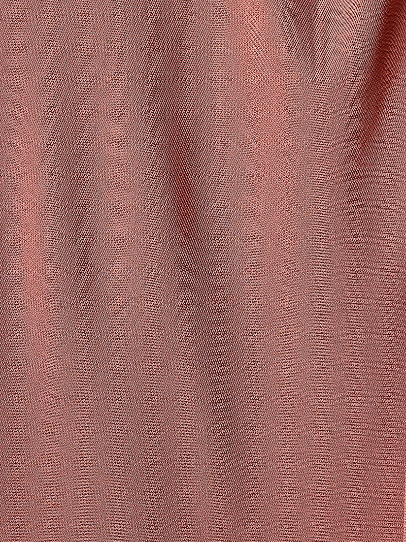 Extended-Sleeve Top with Crossover Draped Mock Neckline