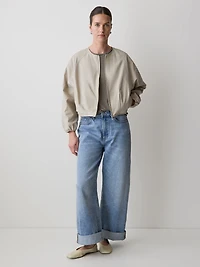 Short-Sleeve Crew-Neck Boxy Tee