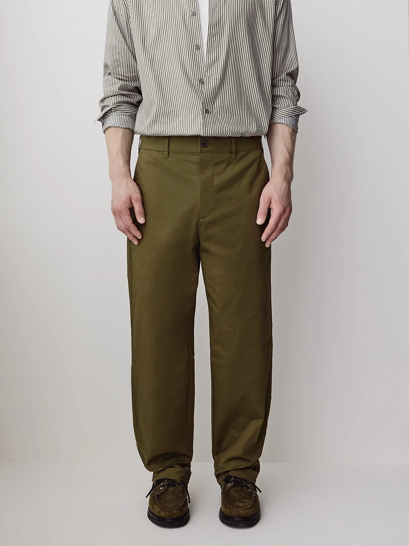 Straight-Leg Relaxed Chino Pant
