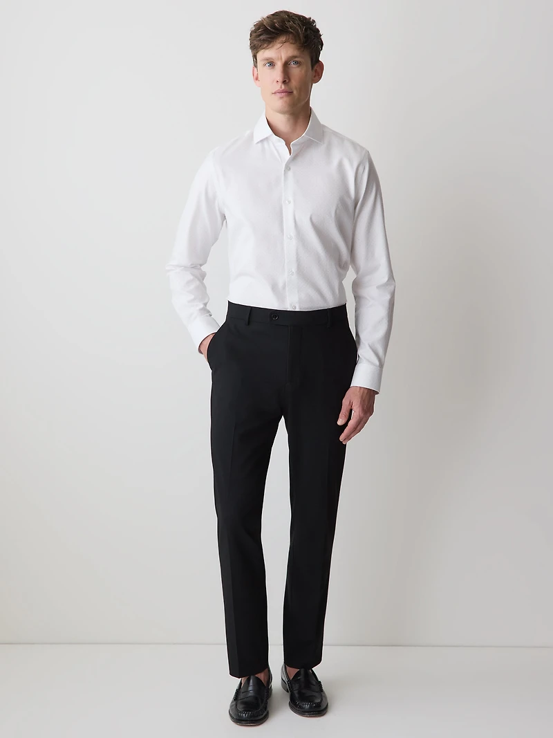 Chemise Habillée à Coupe Régulière Pois