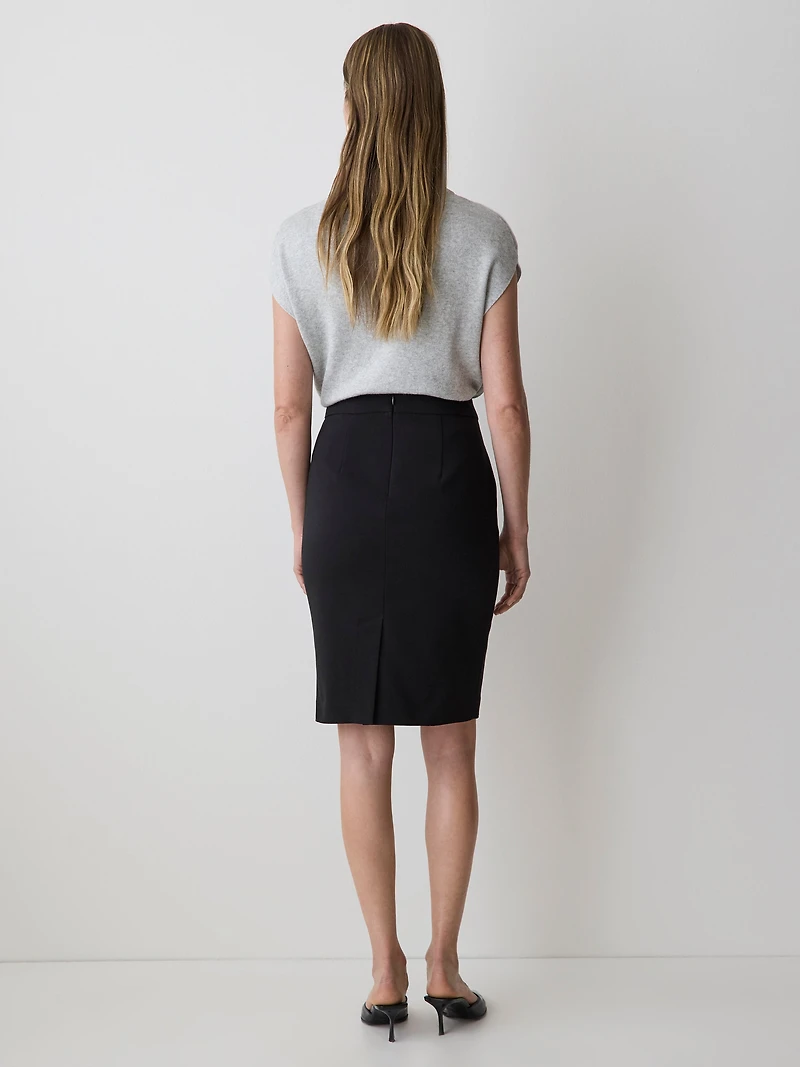 Limitless Black Pencil Skirt