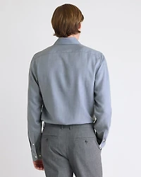 Tailored-Fit Heather Dress Shirt