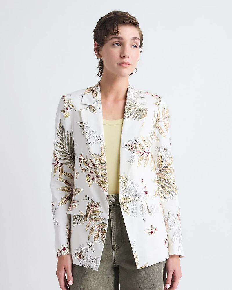 Tropical Open Blazer