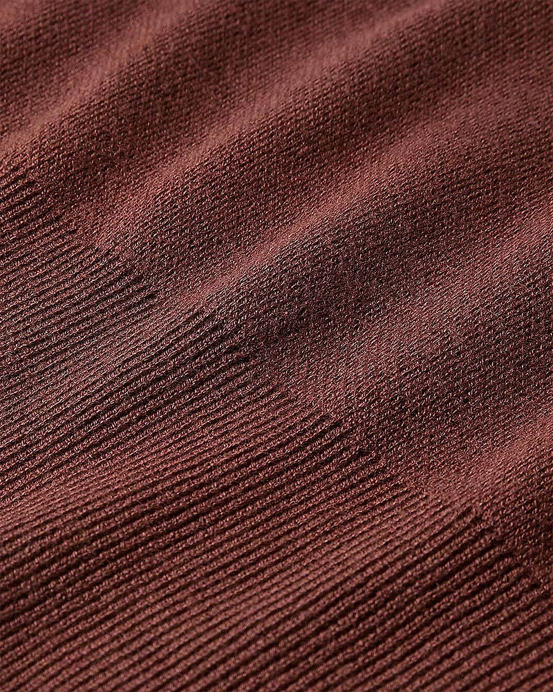 Pull Sans Manches à Col Montant avec Boutons l'Épaule