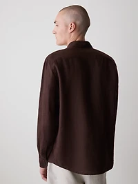 Chemise à Manches Longues en Lin