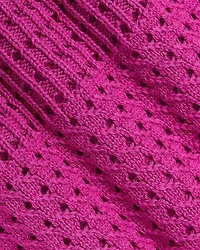 Pull Court Crocheté Sans Manches