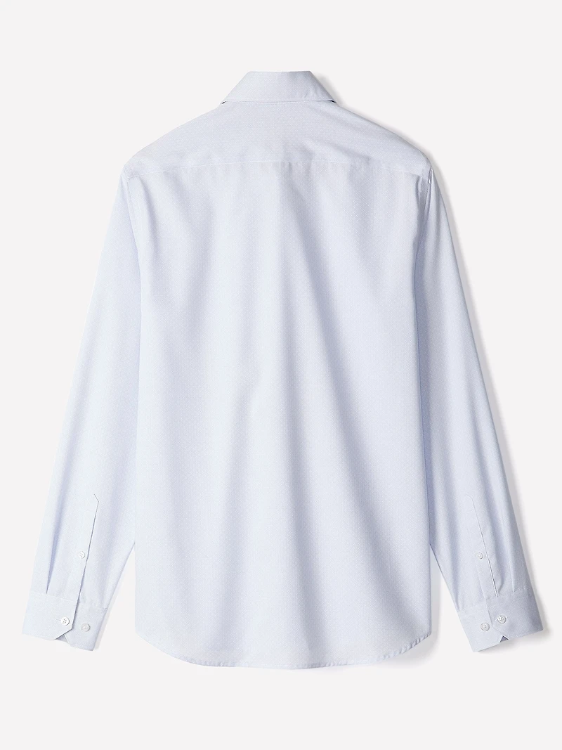 Chemise Habillée à Coupe Étroite Pois