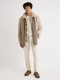 Pull à Col Rond en Laine D'Agneau