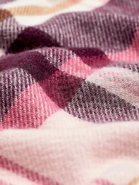 Foulard Carreauté avec Franges